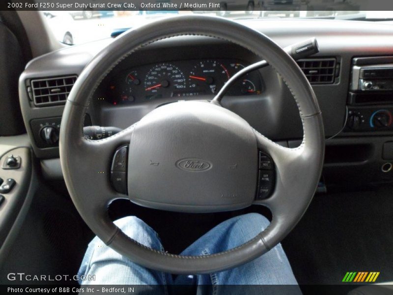  2002 F250 Super Duty Lariat Crew Cab Steering Wheel
