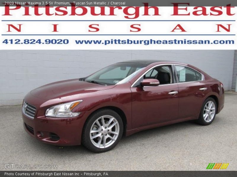 Tuscan Sun Metallic / Charcoal 2009 Nissan Maxima 3.5 SV Premium