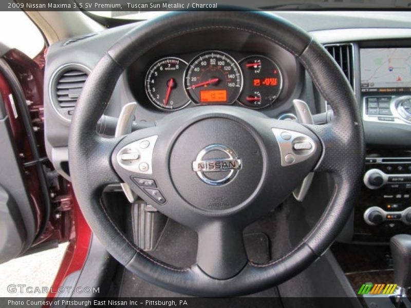Tuscan Sun Metallic / Charcoal 2009 Nissan Maxima 3.5 SV Premium