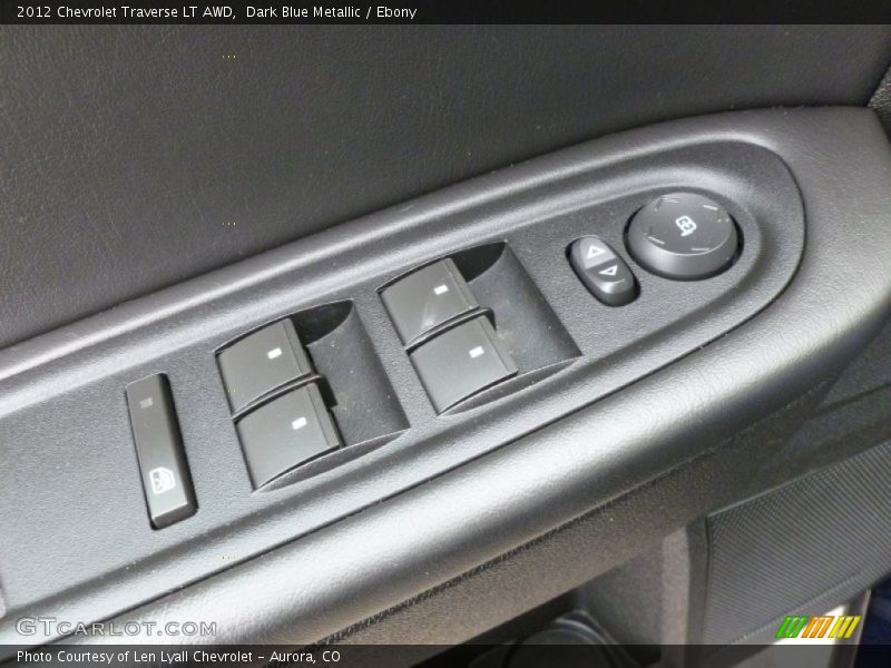 Dark Blue Metallic / Ebony 2012 Chevrolet Traverse LT AWD