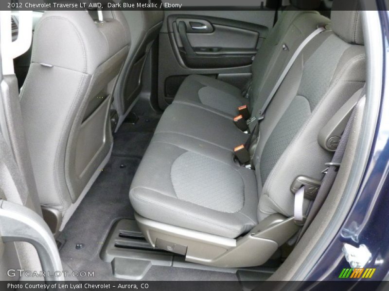 Dark Blue Metallic / Ebony 2012 Chevrolet Traverse LT AWD