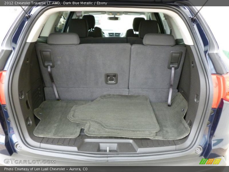 Dark Blue Metallic / Ebony 2012 Chevrolet Traverse LT AWD