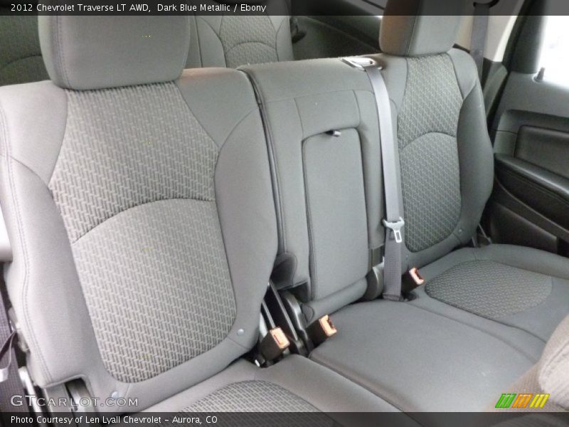 Dark Blue Metallic / Ebony 2012 Chevrolet Traverse LT AWD
