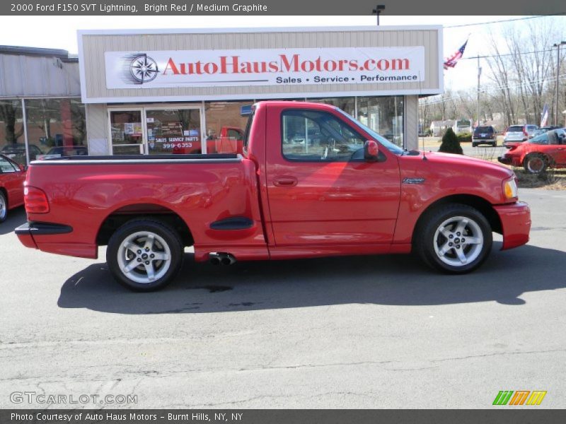 Bright Red / Medium Graphite 2000 Ford F150 SVT Lightning