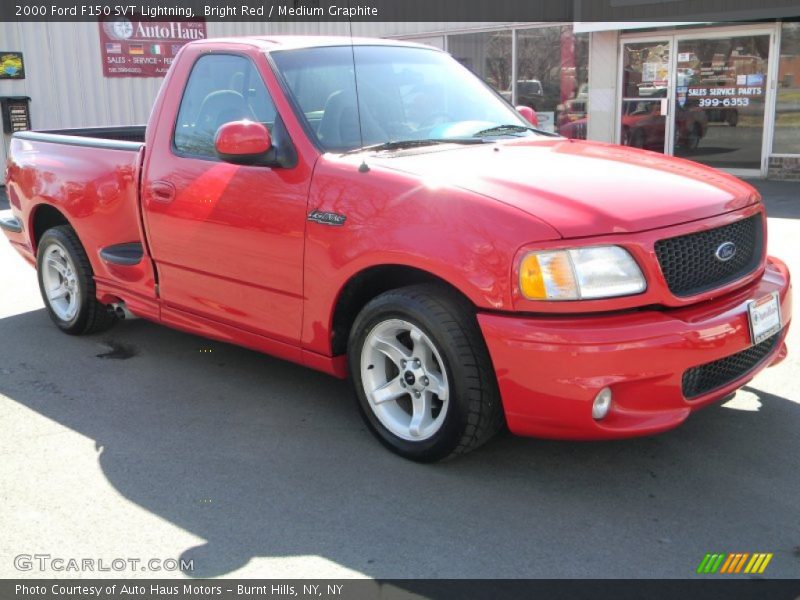 Bright Red / Medium Graphite 2000 Ford F150 SVT Lightning