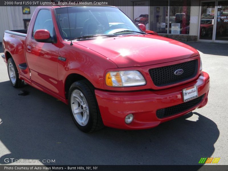 Bright Red / Medium Graphite 2000 Ford F150 SVT Lightning