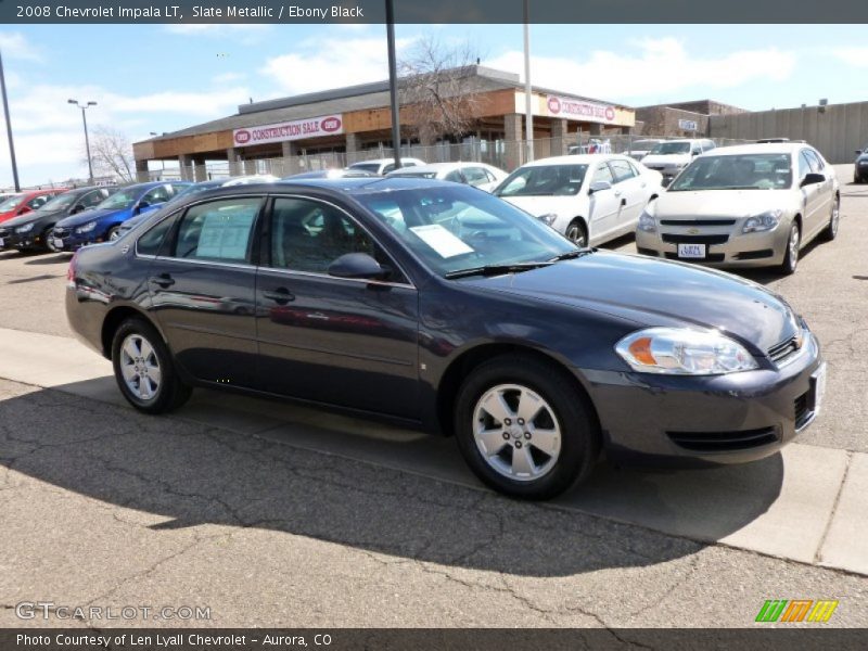 Slate Metallic / Ebony Black 2008 Chevrolet Impala LT