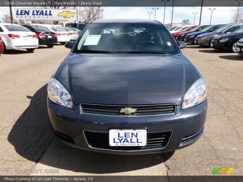 Slate Metallic / Ebony Black 2008 Chevrolet Impala LT