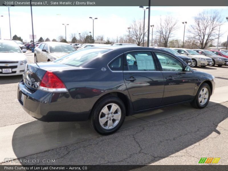 Slate Metallic / Ebony Black 2008 Chevrolet Impala LT