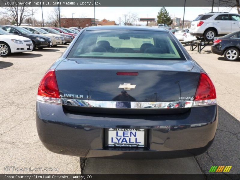 Slate Metallic / Ebony Black 2008 Chevrolet Impala LT