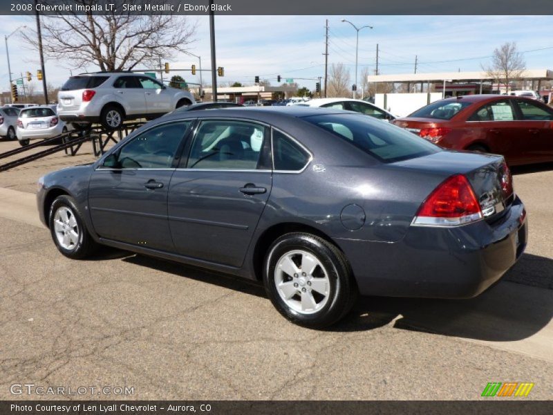 Slate Metallic / Ebony Black 2008 Chevrolet Impala LT