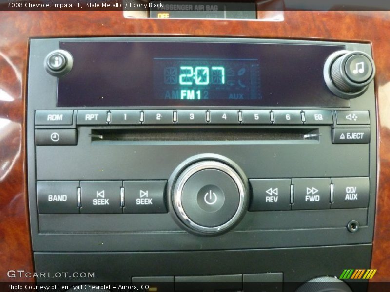 Slate Metallic / Ebony Black 2008 Chevrolet Impala LT