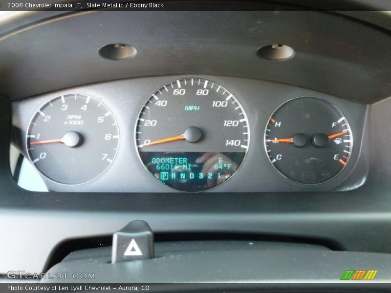 Slate Metallic / Ebony Black 2008 Chevrolet Impala LT