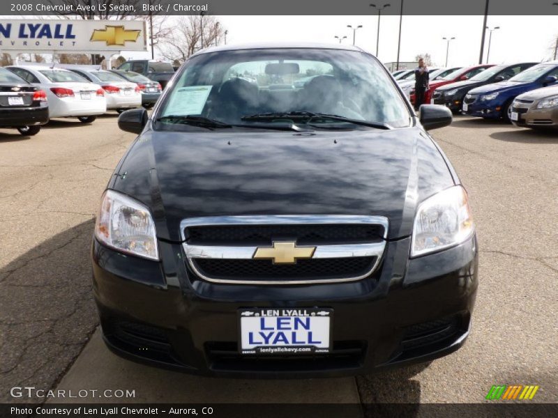 Black / Charcoal 2008 Chevrolet Aveo LS Sedan