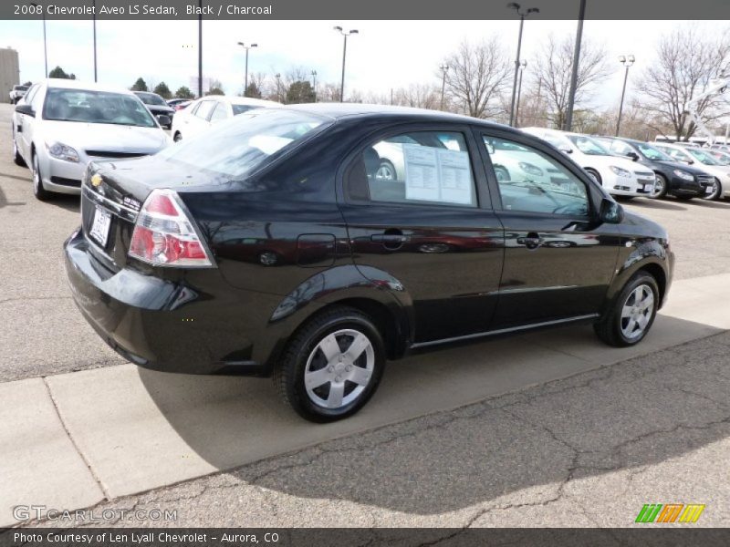 Black / Charcoal 2008 Chevrolet Aveo LS Sedan