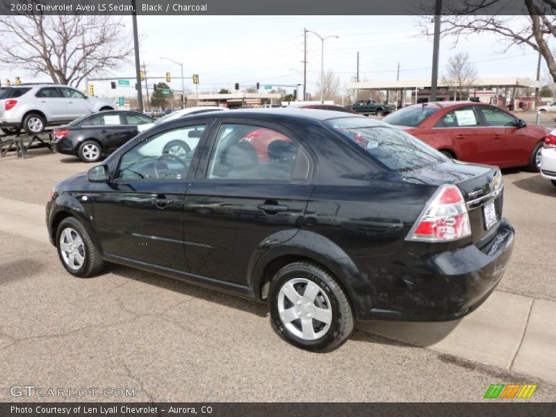 Black / Charcoal 2008 Chevrolet Aveo LS Sedan