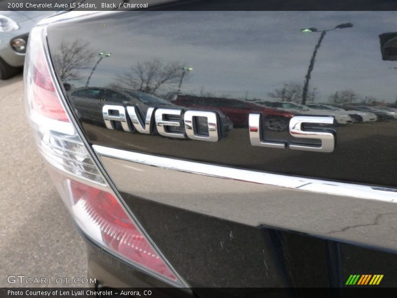 Black / Charcoal 2008 Chevrolet Aveo LS Sedan