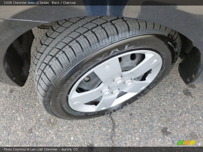 Black / Charcoal 2008 Chevrolet Aveo LS Sedan