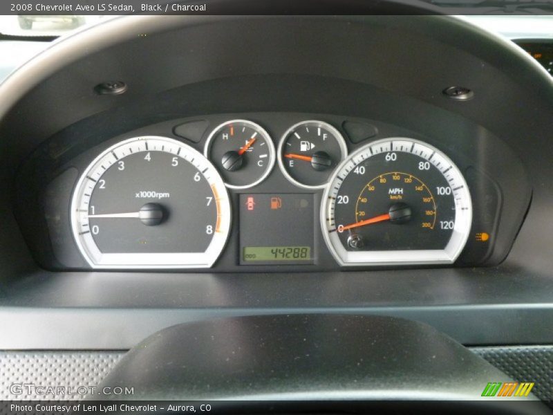 Black / Charcoal 2008 Chevrolet Aveo LS Sedan