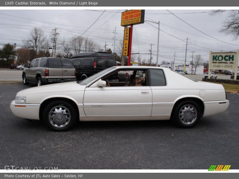 White Diamond / Light Beige 1995 Cadillac Eldorado