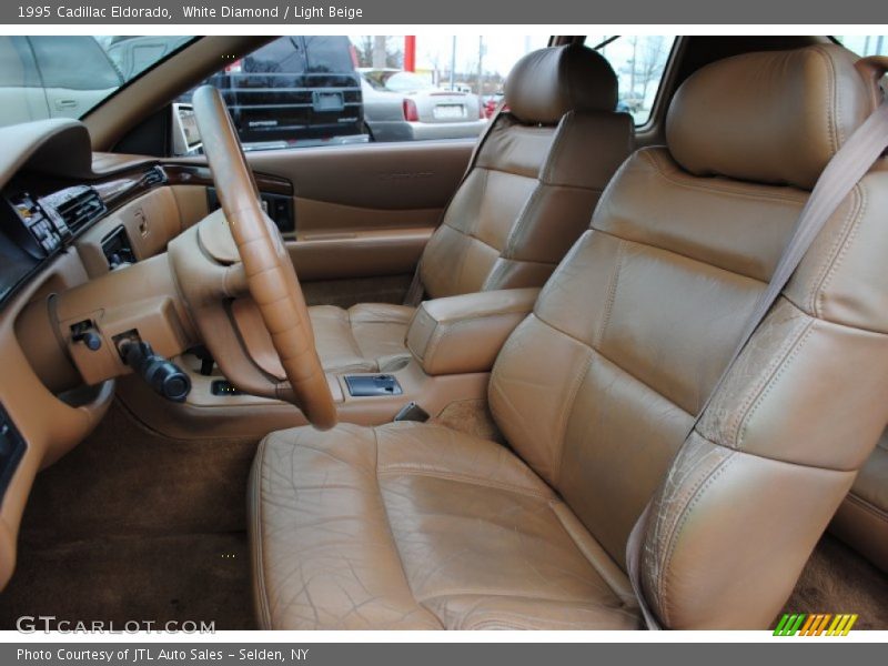 White Diamond / Light Beige 1995 Cadillac Eldorado