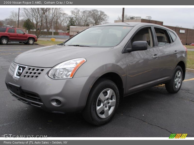 Gotham Gray / Gray 2009 Nissan Rogue S AWD