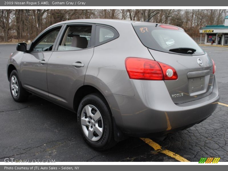 Gotham Gray / Gray 2009 Nissan Rogue S AWD