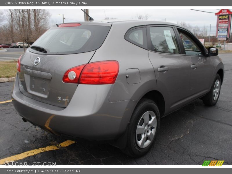 Gotham Gray / Gray 2009 Nissan Rogue S AWD