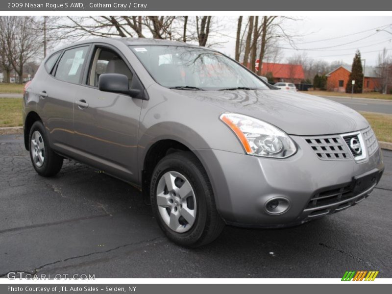 Gotham Gray / Gray 2009 Nissan Rogue S AWD
