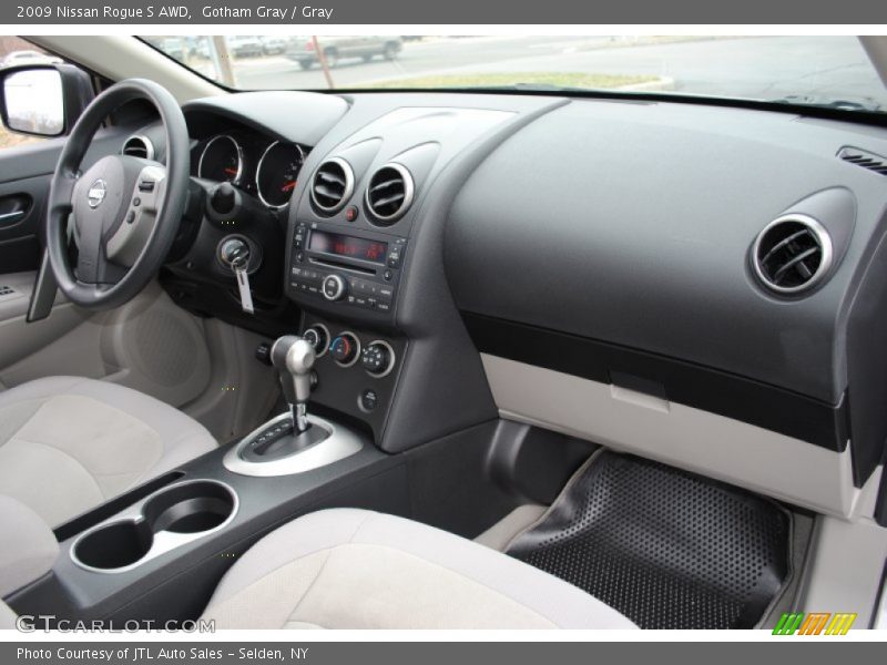 Gotham Gray / Gray 2009 Nissan Rogue S AWD