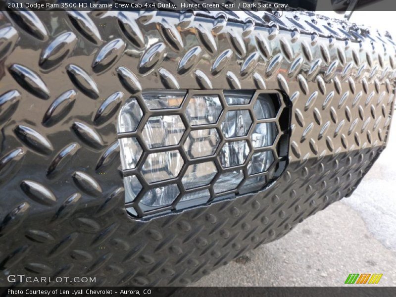 Hunter Green Pearl / Dark Slate Gray 2011 Dodge Ram 3500 HD Laramie Crew Cab 4x4 Dually