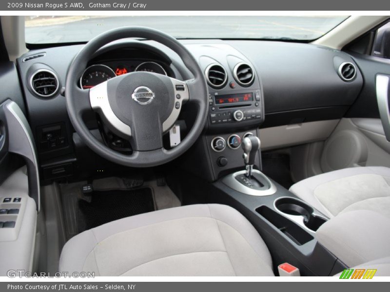 Gotham Gray / Gray 2009 Nissan Rogue S AWD
