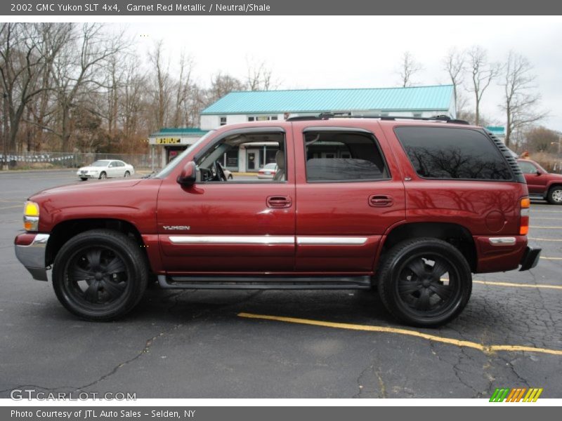 Garnet Red Metallic / Neutral/Shale 2002 GMC Yukon SLT 4x4