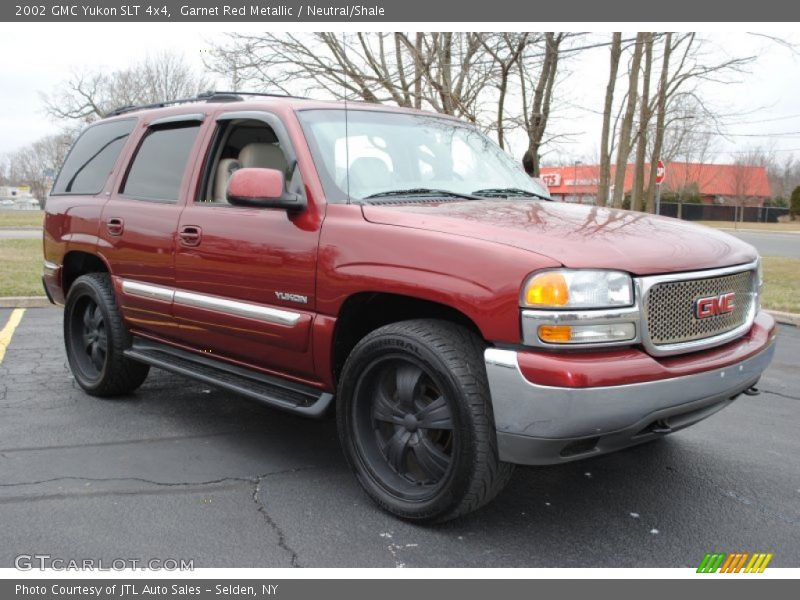 Garnet Red Metallic / Neutral/Shale 2002 GMC Yukon SLT 4x4