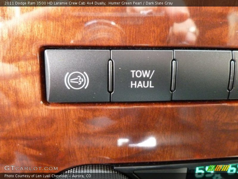 Hunter Green Pearl / Dark Slate Gray 2011 Dodge Ram 3500 HD Laramie Crew Cab 4x4 Dually