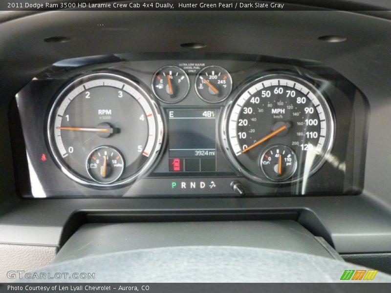  2011 Ram 3500 HD Laramie Crew Cab 4x4 Dually Laramie Crew Cab 4x4 Dually Gauges
