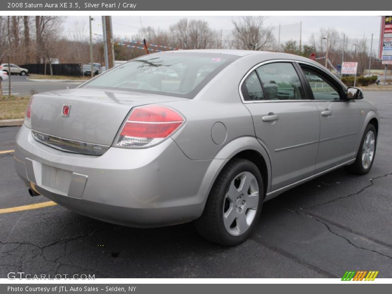 Silver Pearl / Gray 2008 Saturn Aura XE 3.5