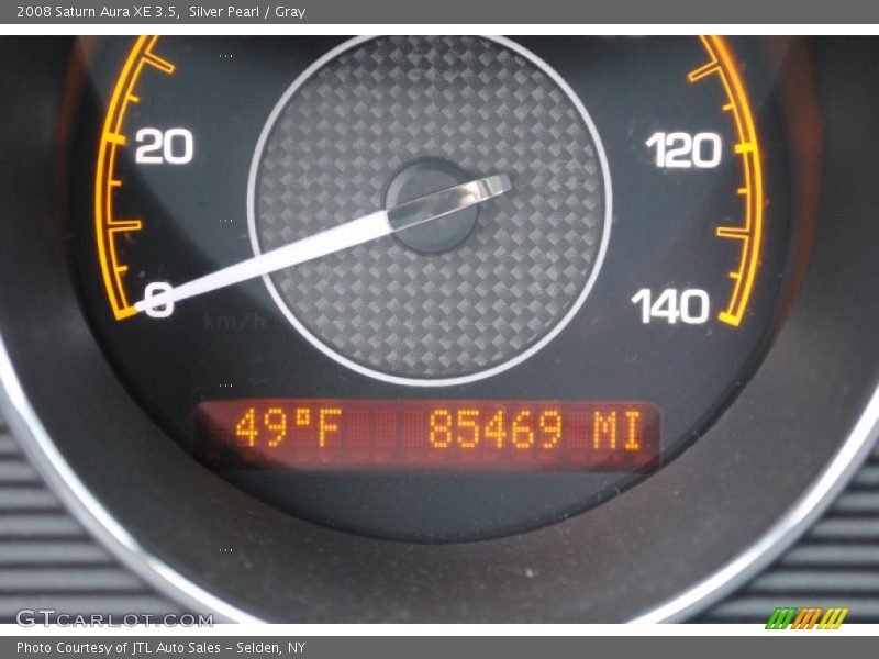 Silver Pearl / Gray 2008 Saturn Aura XE 3.5