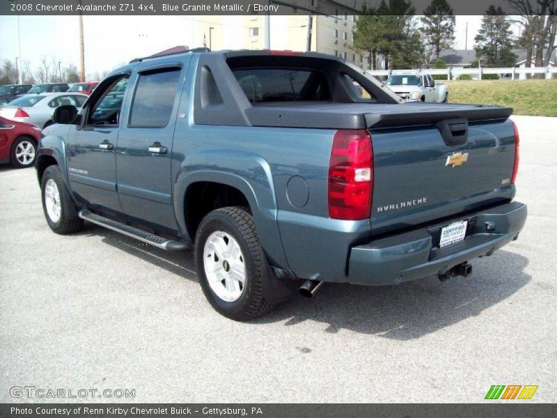 Blue Granite Metallic / Ebony 2008 Chevrolet Avalanche Z71 4x4