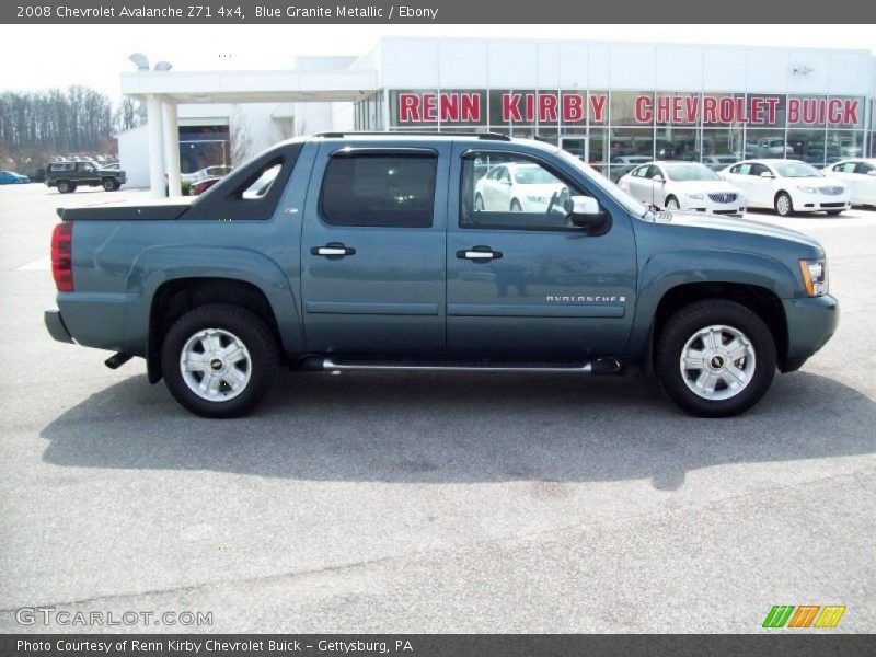 Blue Granite Metallic / Ebony 2008 Chevrolet Avalanche Z71 4x4