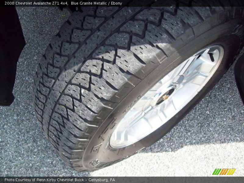 Blue Granite Metallic / Ebony 2008 Chevrolet Avalanche Z71 4x4