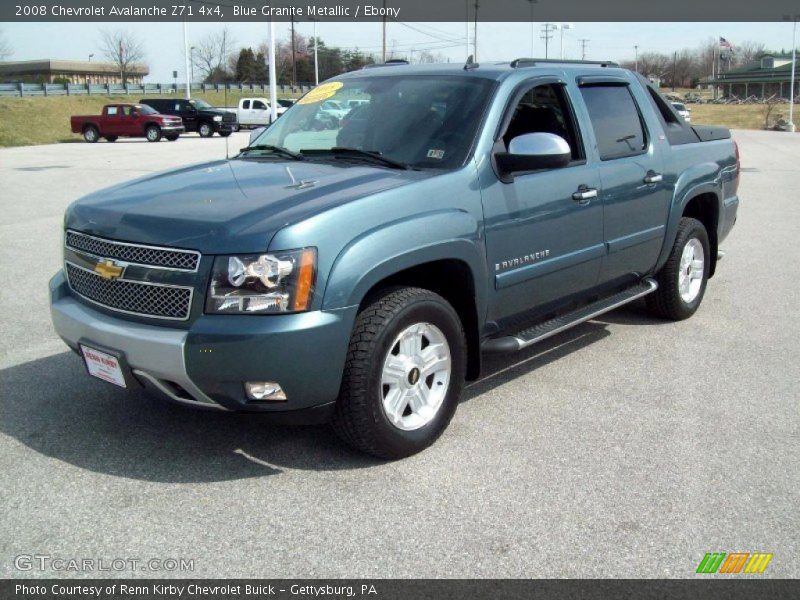 Blue Granite Metallic / Ebony 2008 Chevrolet Avalanche Z71 4x4