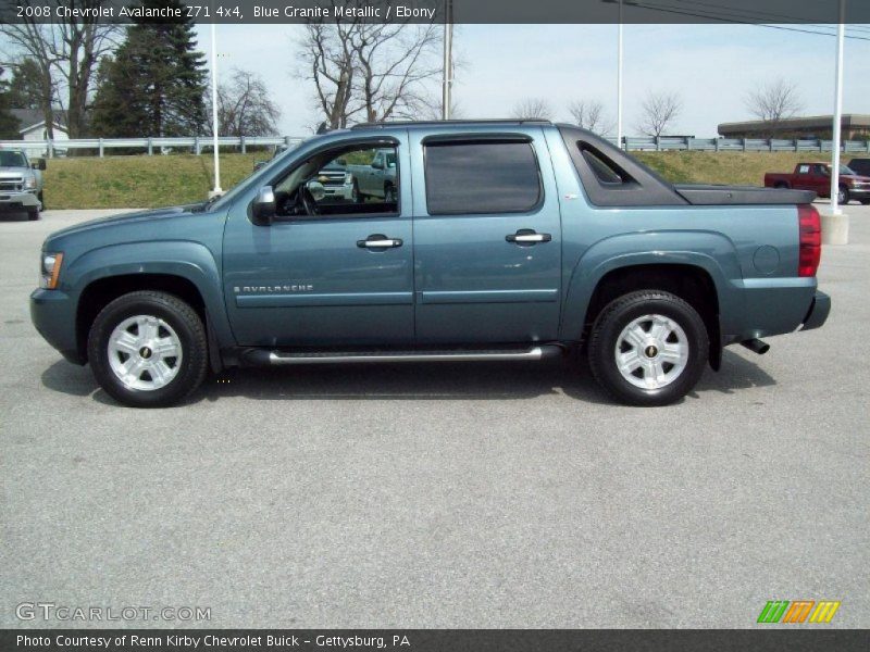 Blue Granite Metallic / Ebony 2008 Chevrolet Avalanche Z71 4x4