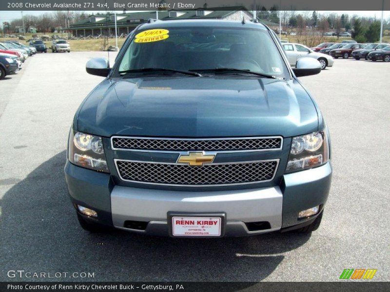 Blue Granite Metallic / Ebony 2008 Chevrolet Avalanche Z71 4x4