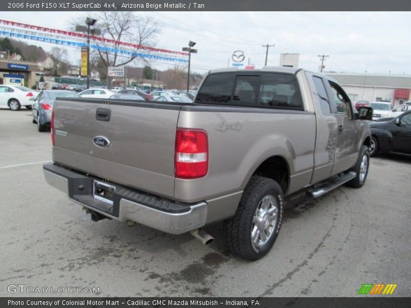 Arizona Beige Metallic / Tan 2006 Ford F150 XLT SuperCab 4x4