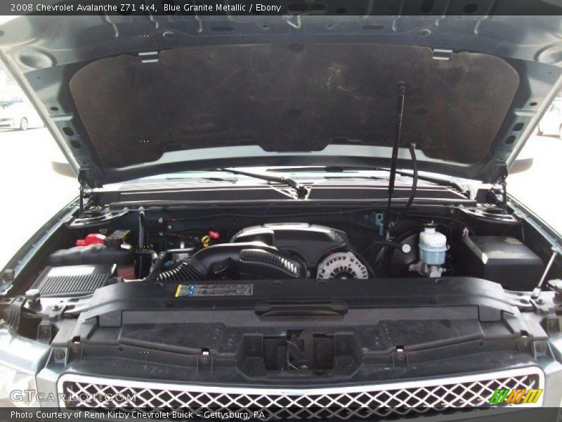 Blue Granite Metallic / Ebony 2008 Chevrolet Avalanche Z71 4x4