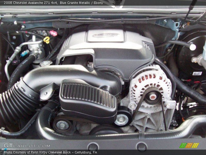 Blue Granite Metallic / Ebony 2008 Chevrolet Avalanche Z71 4x4