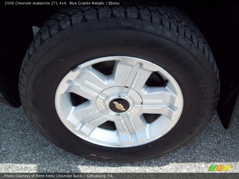 Blue Granite Metallic / Ebony 2008 Chevrolet Avalanche Z71 4x4