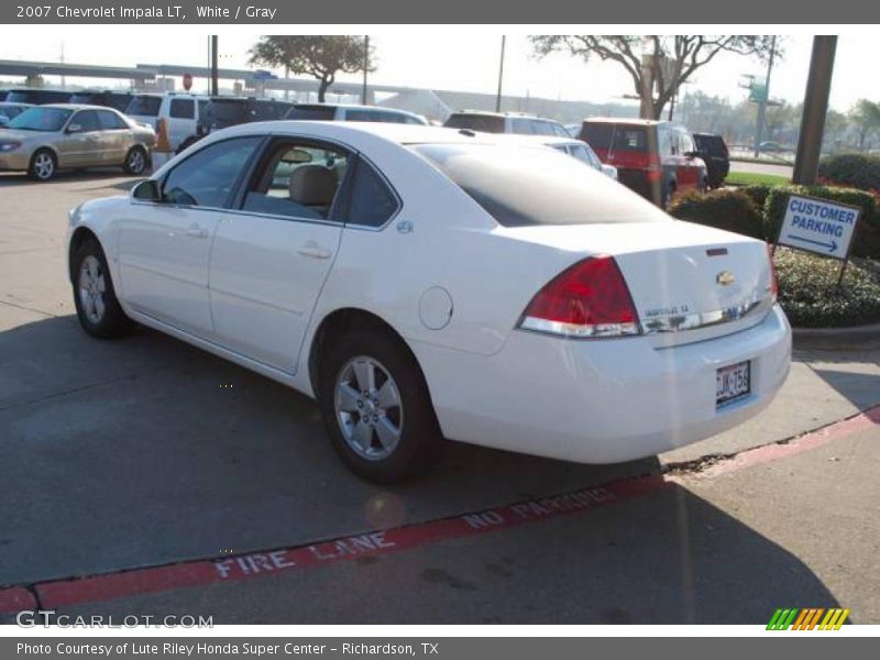 White / Gray 2007 Chevrolet Impala LT