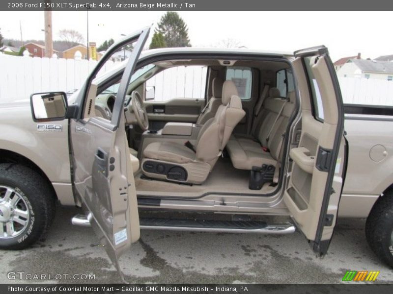 Arizona Beige Metallic / Tan 2006 Ford F150 XLT SuperCab 4x4